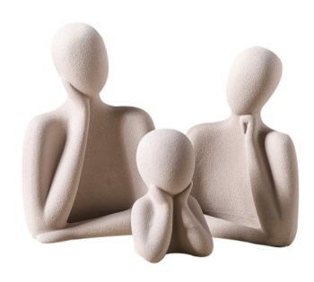 Nordic minimalist abstract figure ceramic decoration